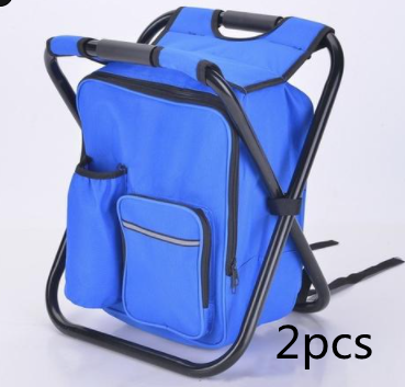 Multifunction Outdoor Folding Chair Ice Cooler Picnic Bags Camping Fishing Stool Backpacking Hunting Rest Chair