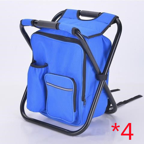 Multifunction Outdoor Folding Chair Ice Cooler Picnic Bags Camping Fishing Stool Backpacking Hunting Rest Chair