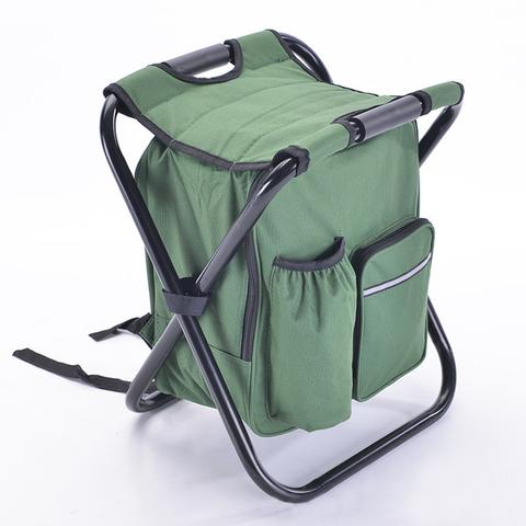 Multifunction Outdoor Folding Chair Ice Cooler Picnic Bags Camping Fishing Stool Backpacking Hunting Rest Chair