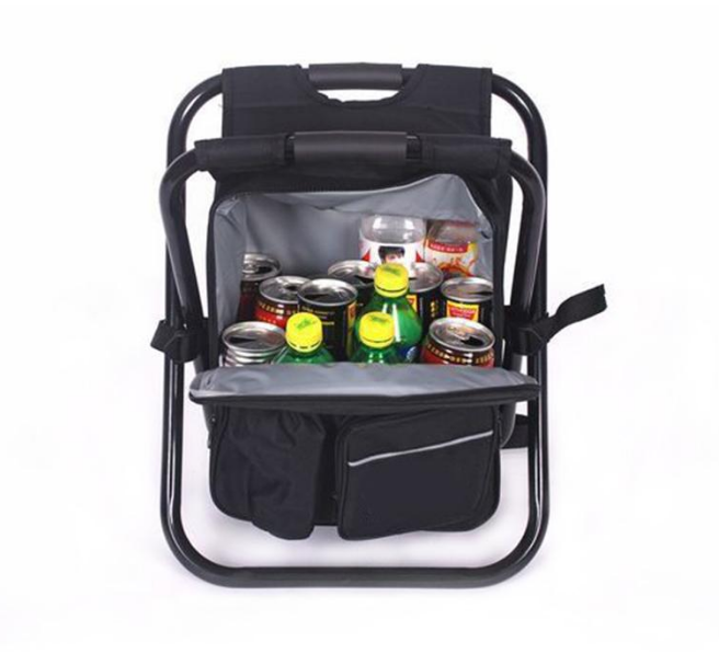 Multifunction Outdoor Folding Chair Ice Cooler Picnic Bags Camping Fishing Stool Backpacking Hunting Rest Chair